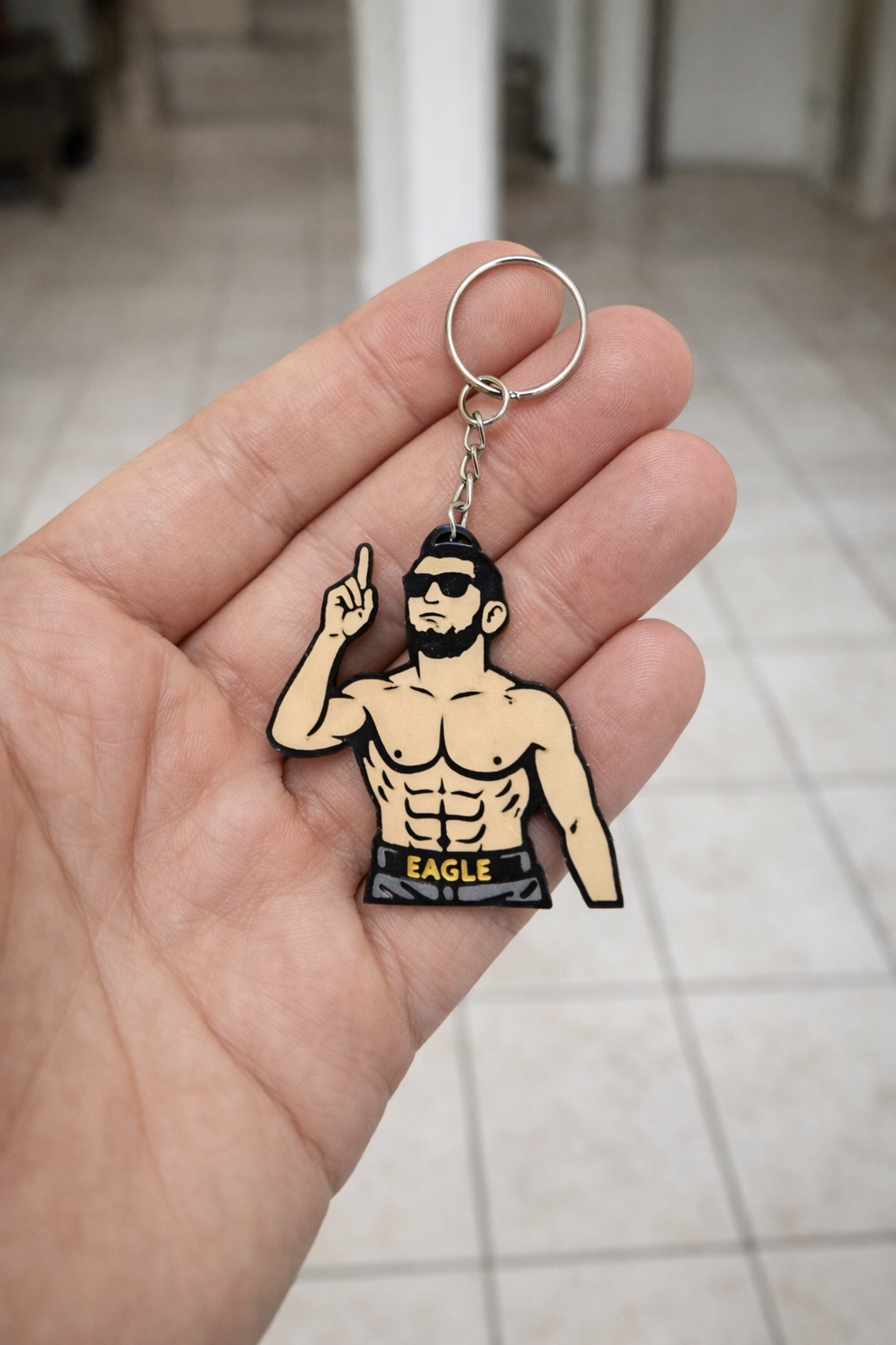 Khabib Nurmagomedov NFC Keychain | Fan-Merch & Gadget | ZENOX