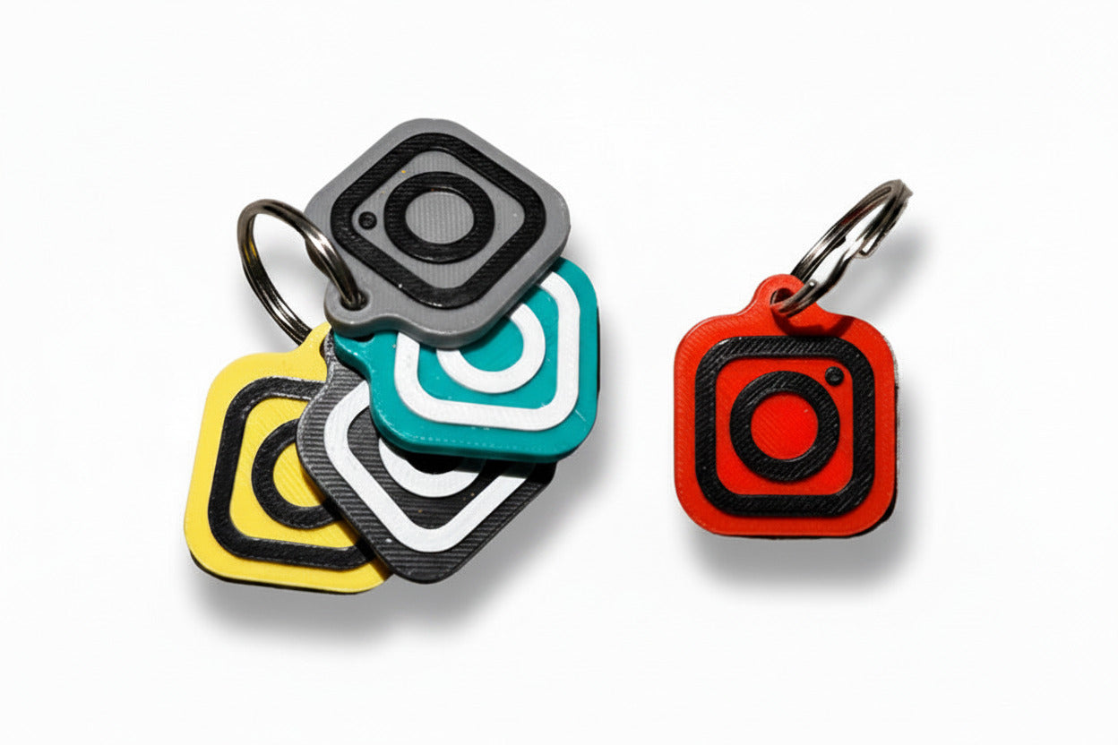 NFC Instagram Schlüsselanhänger | Personalisierbar & Smart | ZENOX