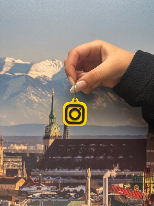 Personalisierbarer NFC Instagram-Schlüsselanhänger